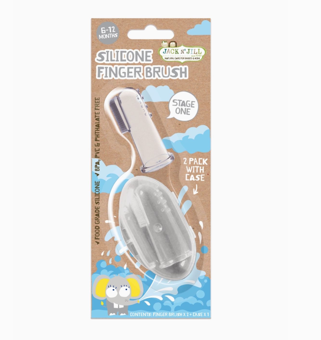 Silicone Finger Brush Stage 1