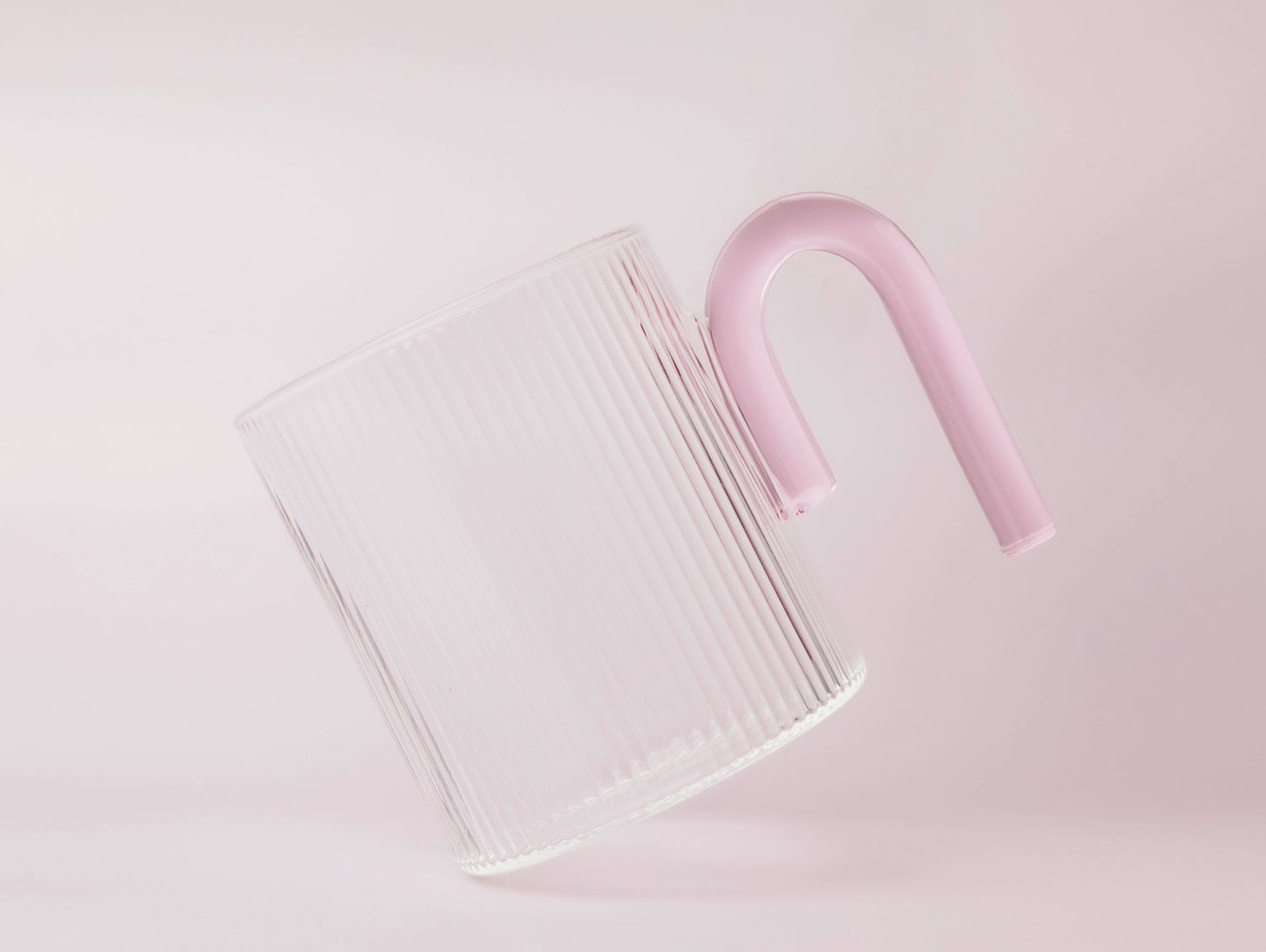 Archer Ribbed Glass Cup