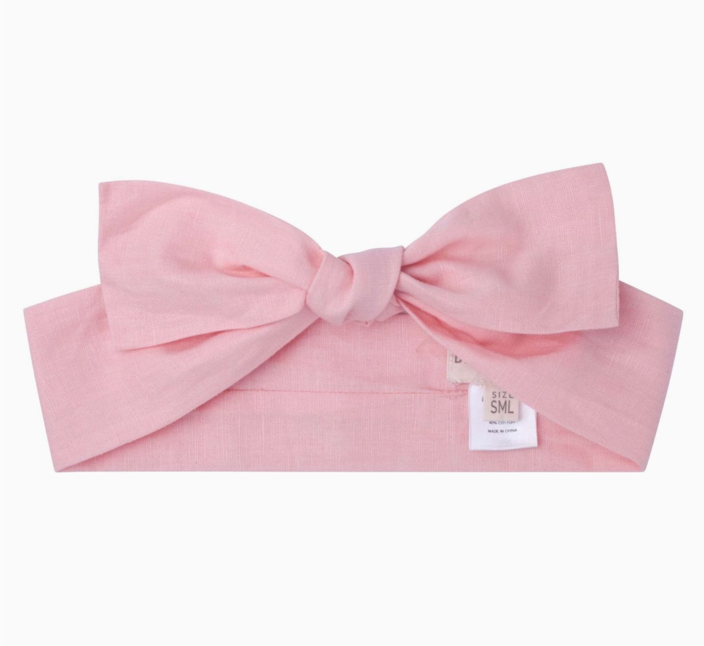 Linen Headband - Rose Pink