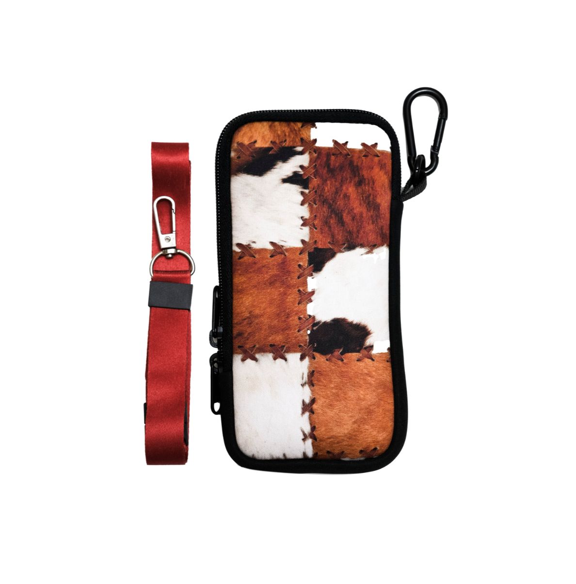 Portable Pouch - Fur Patchwork