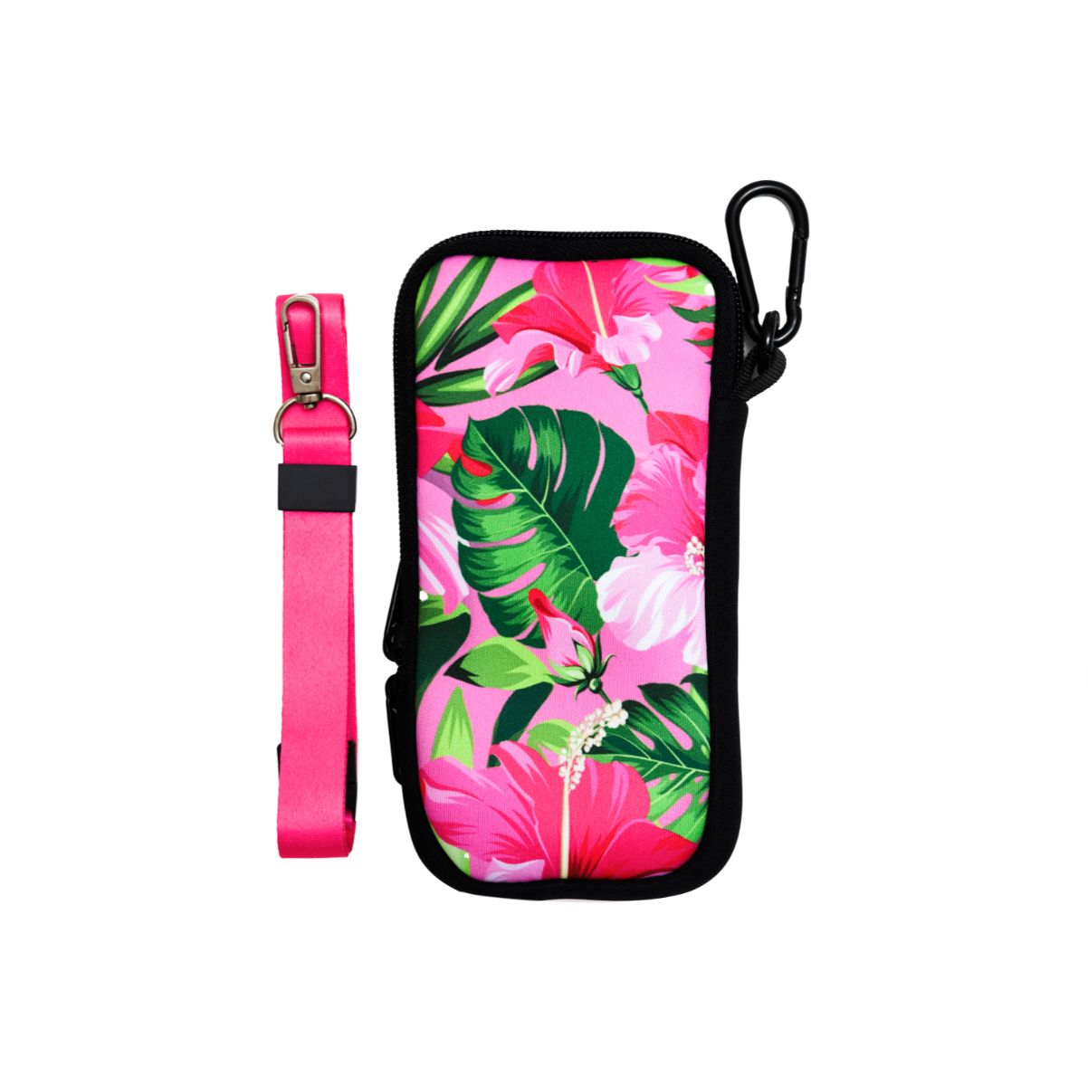 Portable Pouch - Pink Hibiscus