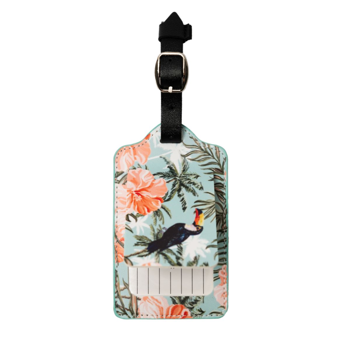 Luggage Tag - Toucans &amp; Hibiscus