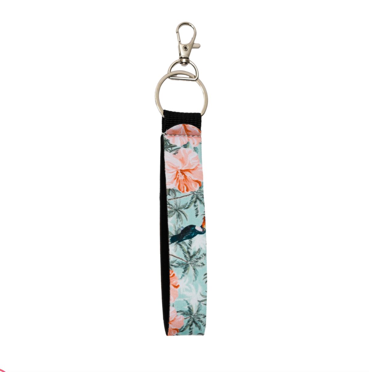 Key Tag - Toucans &amp; Hibiscus