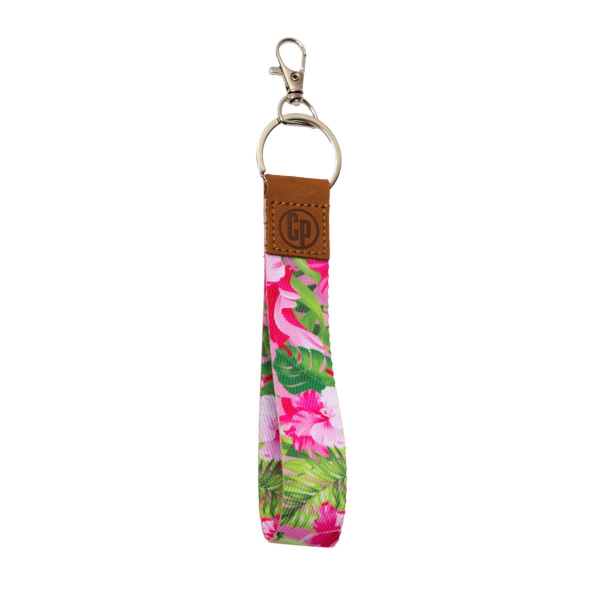 Key Tag - Hibiscus - Pink