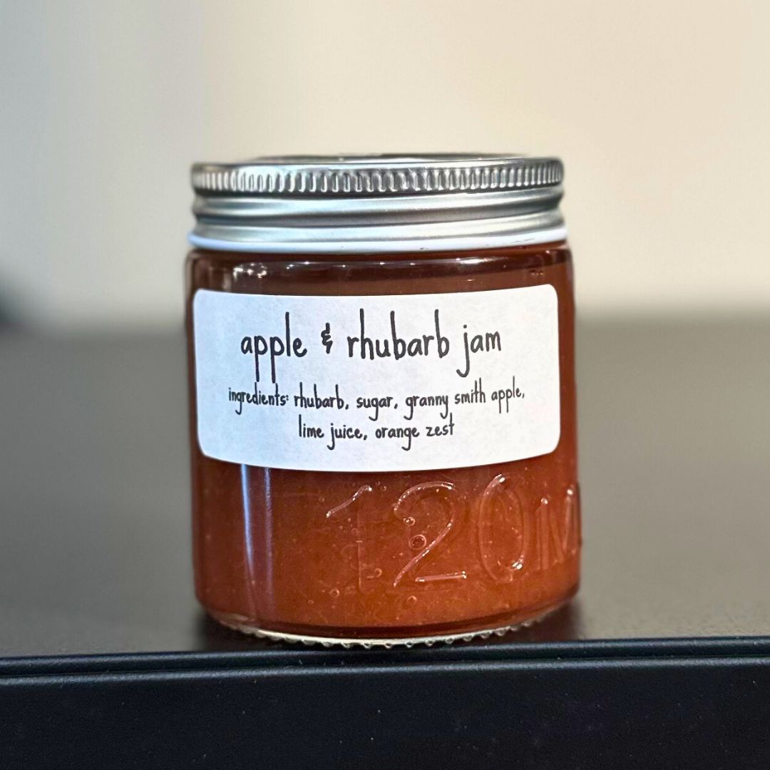 Benny&#39;s Bread - Apple &amp; Rhubarb Jam (120ml)
