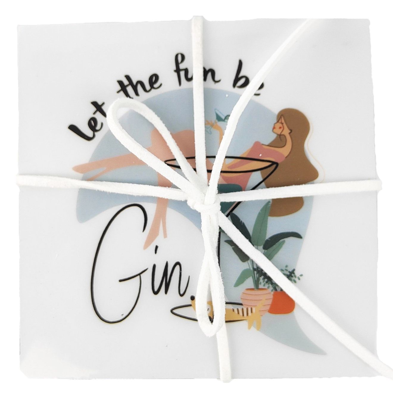 Let The Fun Be Gin - Coasters