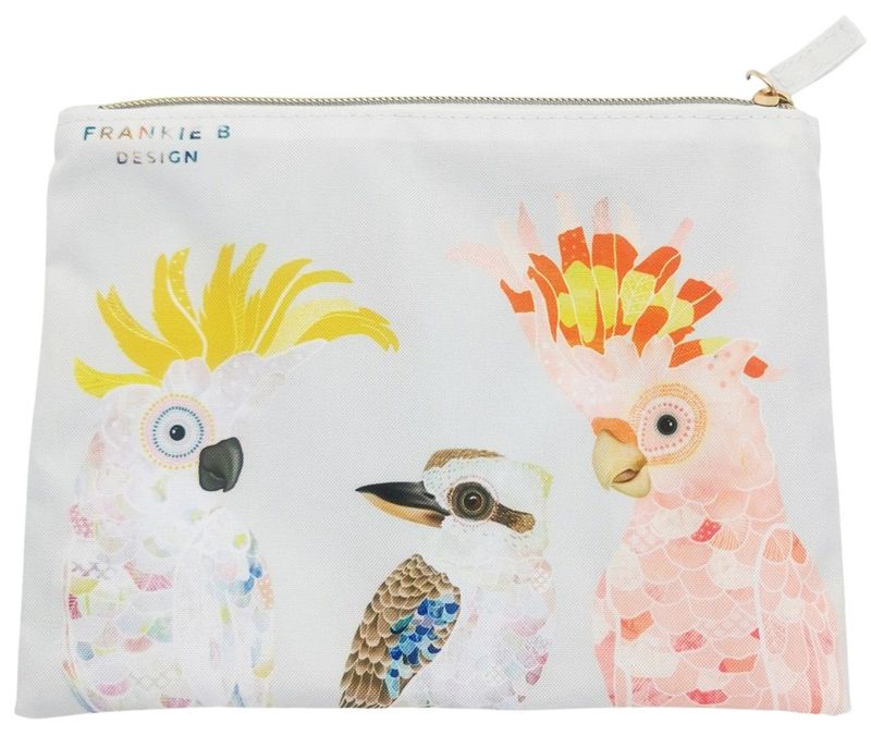 Aus Birds Flat Pouch