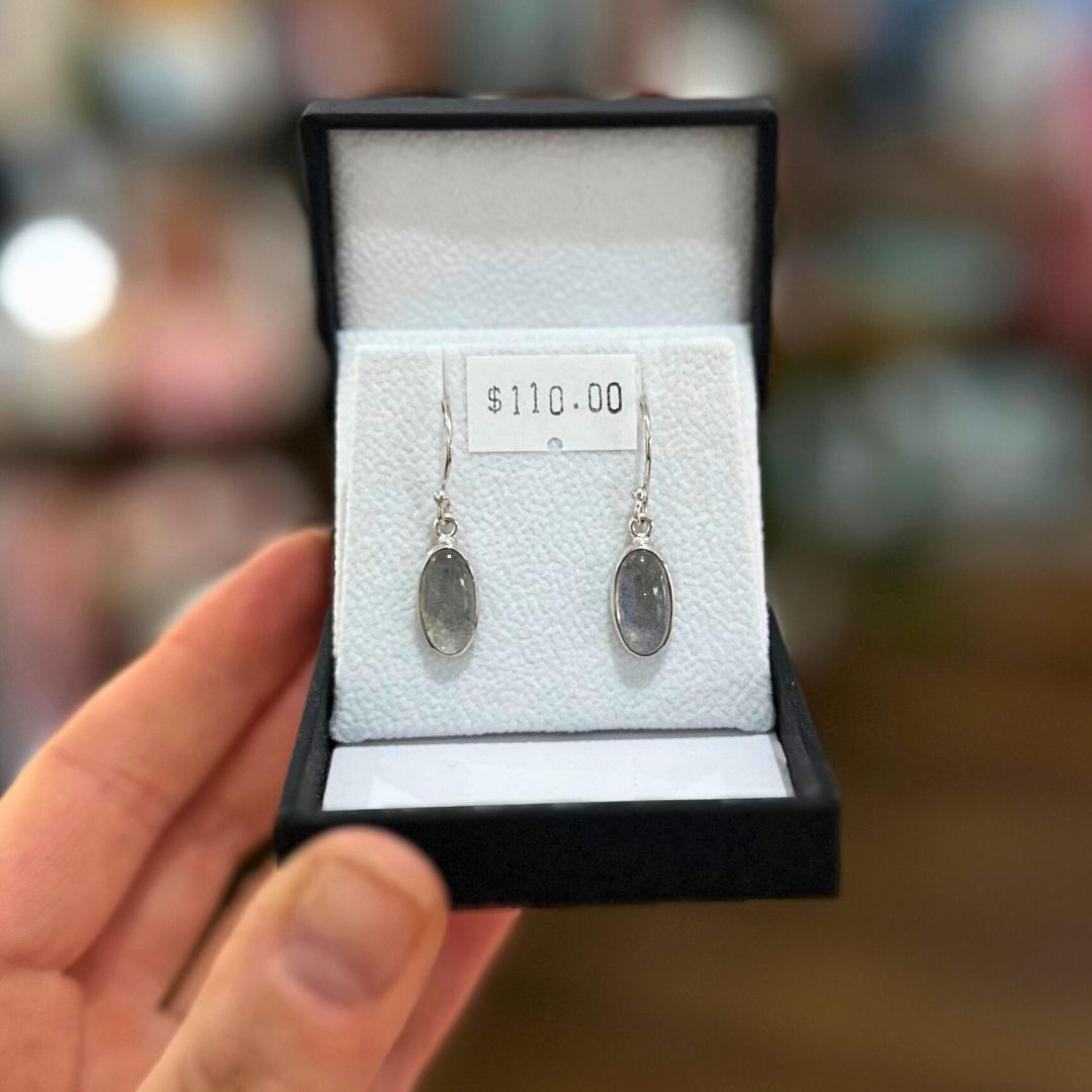 Labradorite Earrings