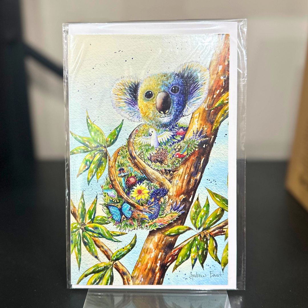 &#39;Koala Collage&#39; - Card