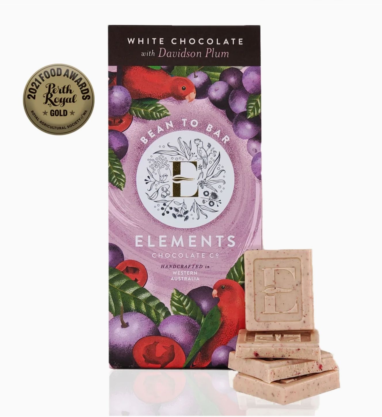 ELEMENTS - White Chocolate with Davidson Plum