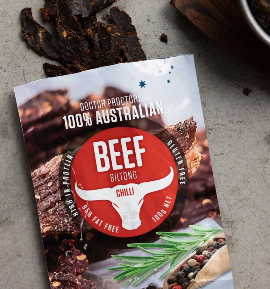 Doctor Proctor&#39;s Chilli Beef Biltong 100gr