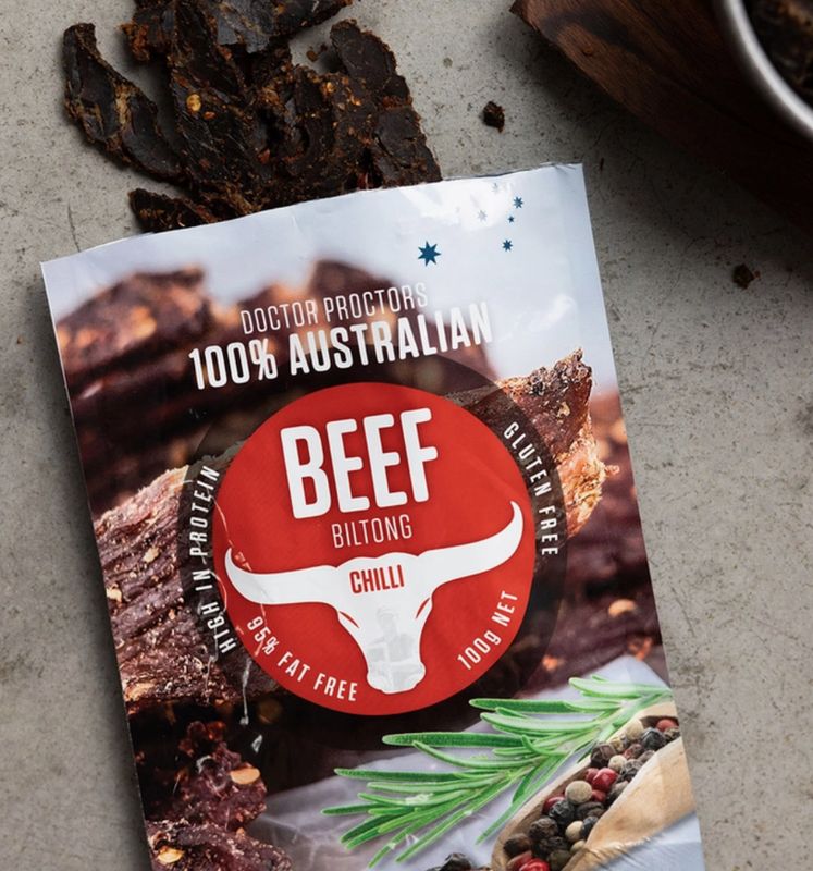 Doctor Proctor&#39;s Chilli Beef Biltong 100gr