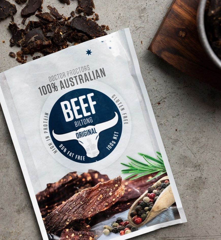 Doctor Proctor&#39;s Original Beef Biltong 100gr