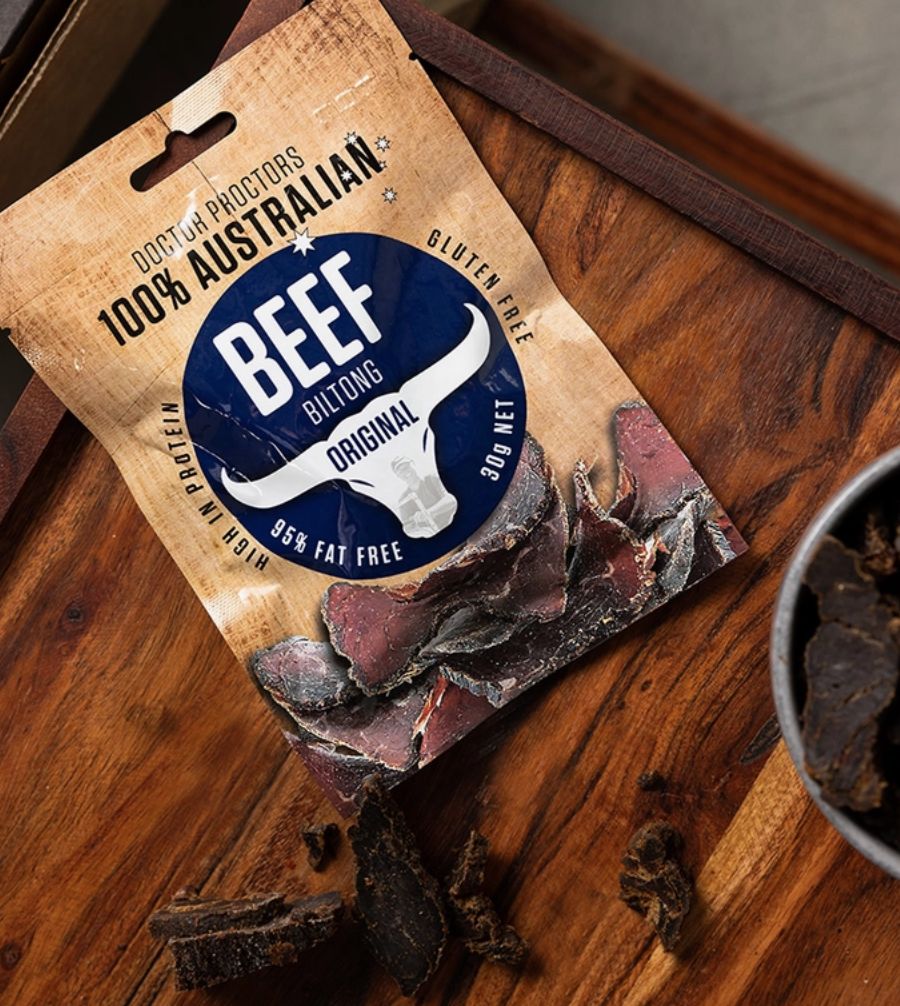 Doctor Proctor&#39;s Original Beef Biltong 30gr