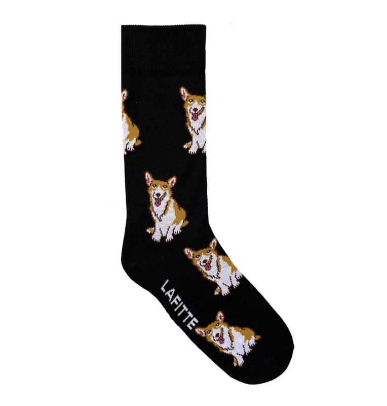 Lafitte - Black Corgi Socks