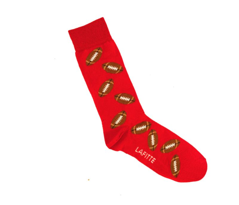 Lafitte - Red Football Socks