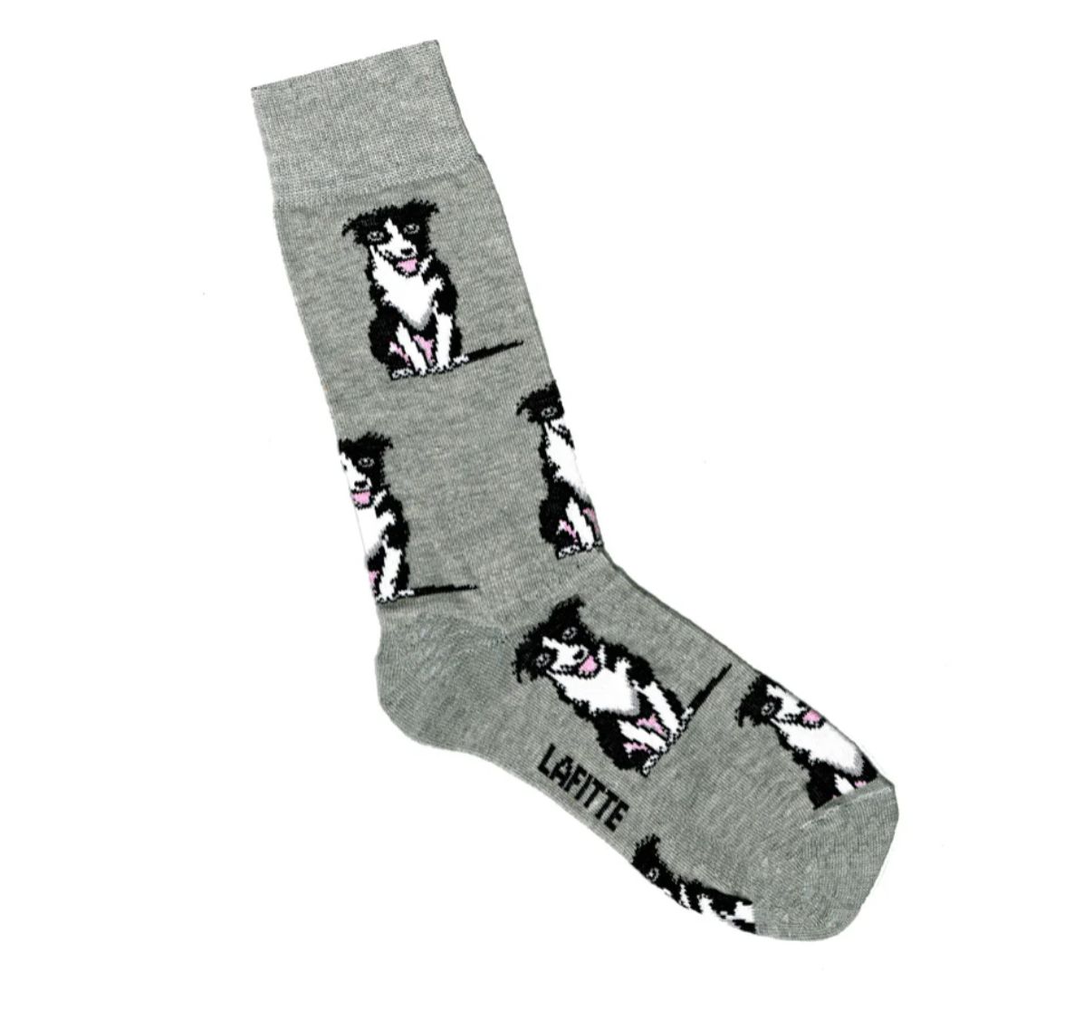 Lafitte - Grey BORDER COLLIE Socks