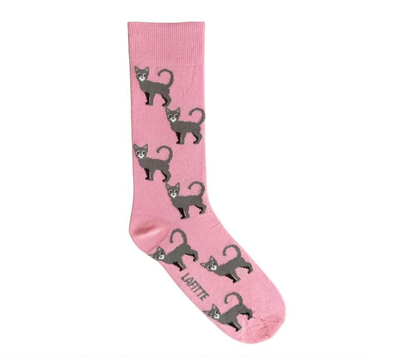 Lafitte - Pink CAT Socks