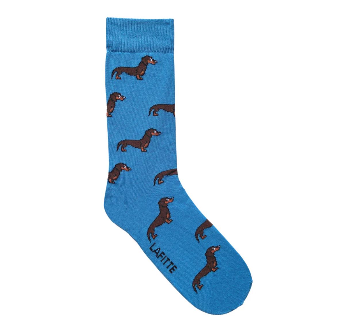 Lafitte - BLUE Dachshunds Socks