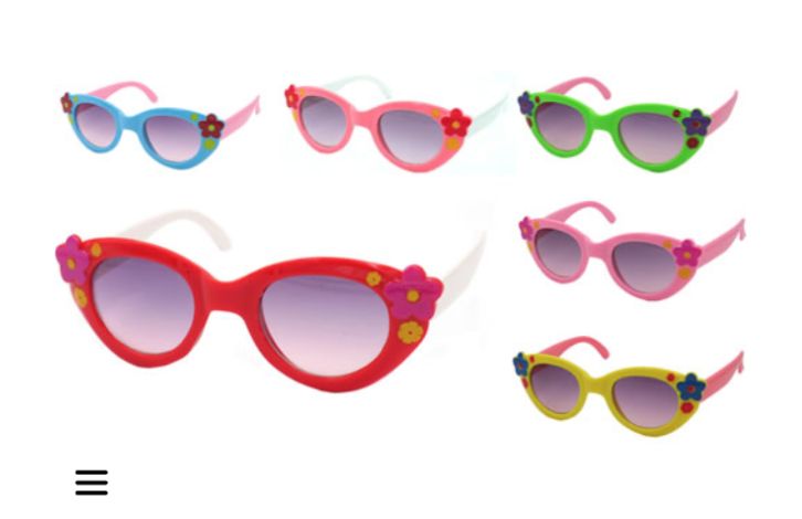 Kids Colourful Flower - Sunglasses