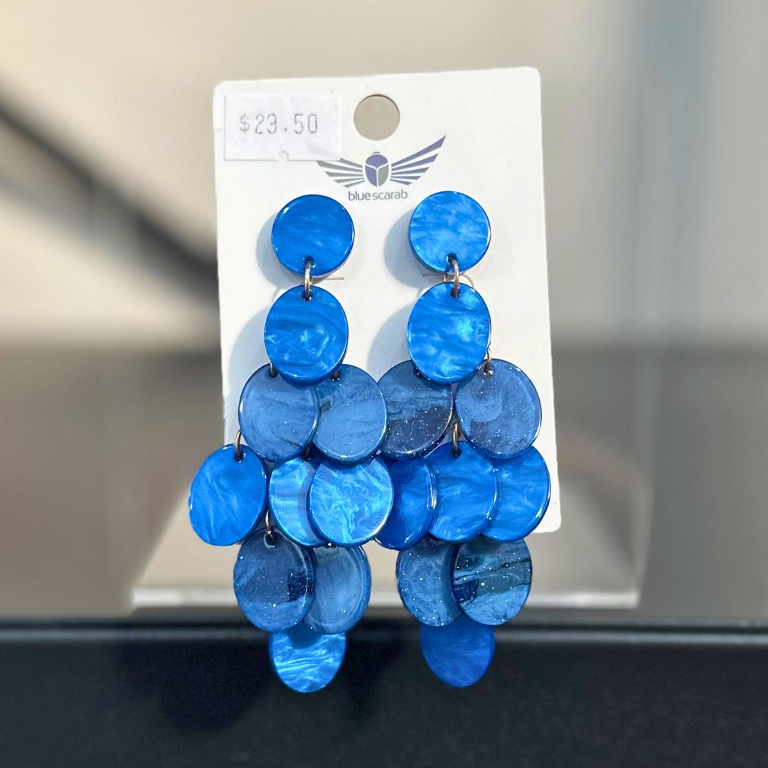 Sia Chandy Earrings BLUE