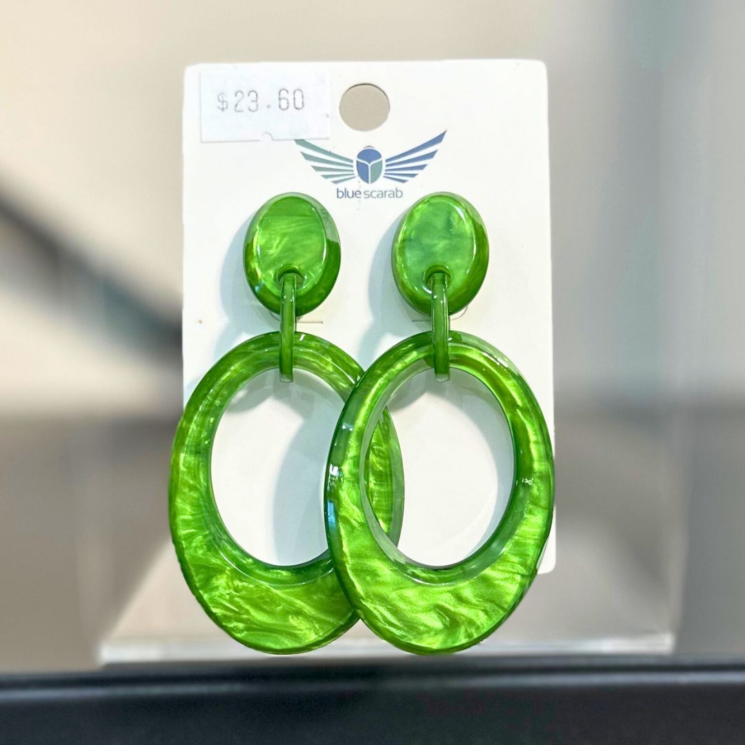 Sia Hoop Earrings GREEN