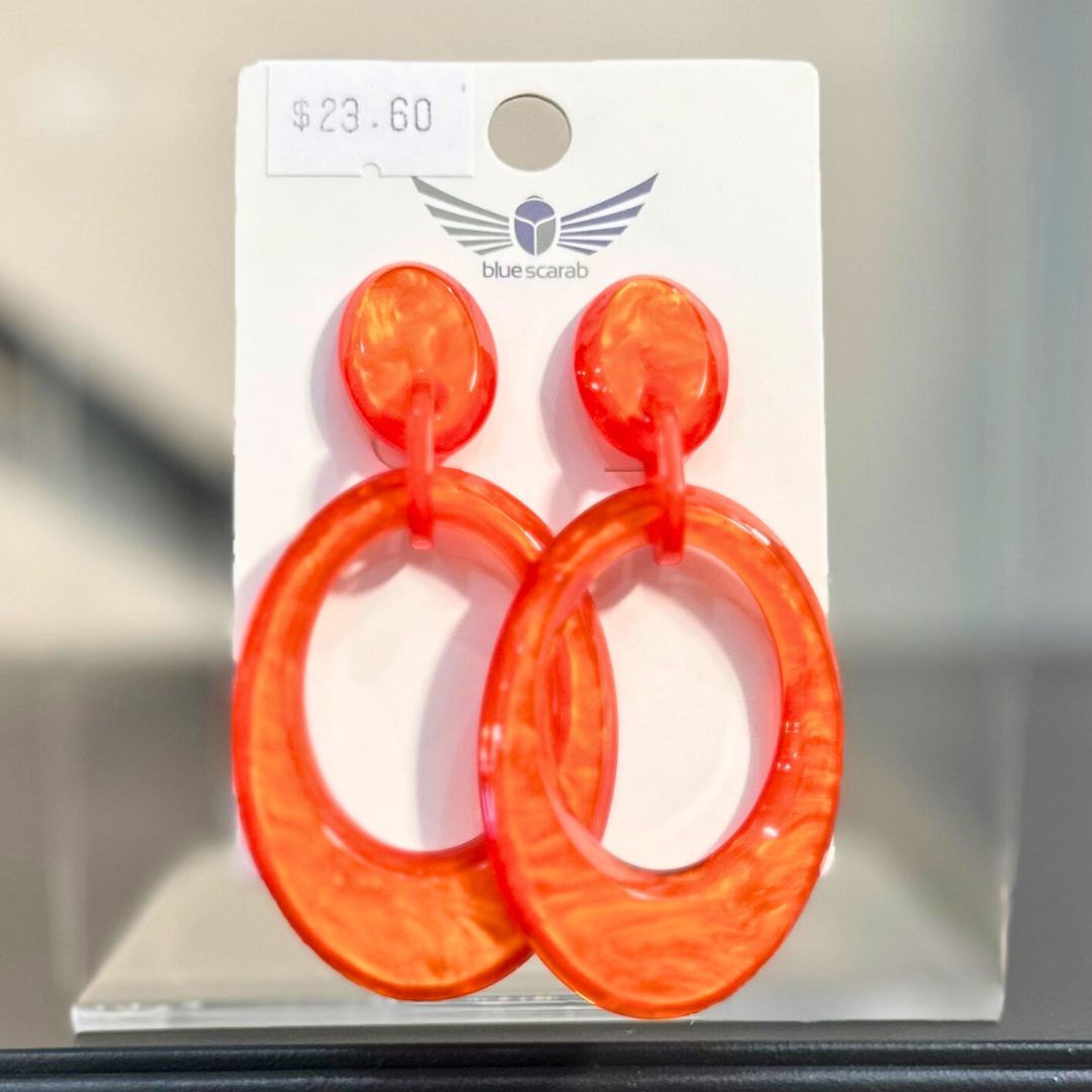 Sia Hoop Earrings ORANGE