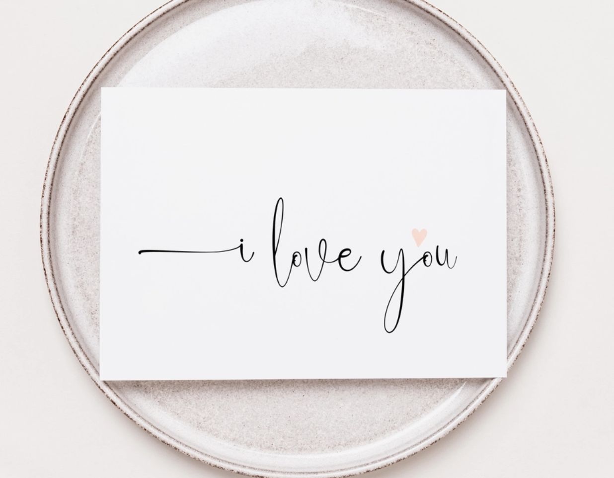 &#39;I love you&#39; - Card