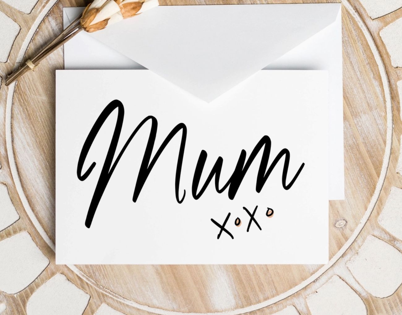 &#39;Mum xoxo&#39; - Card