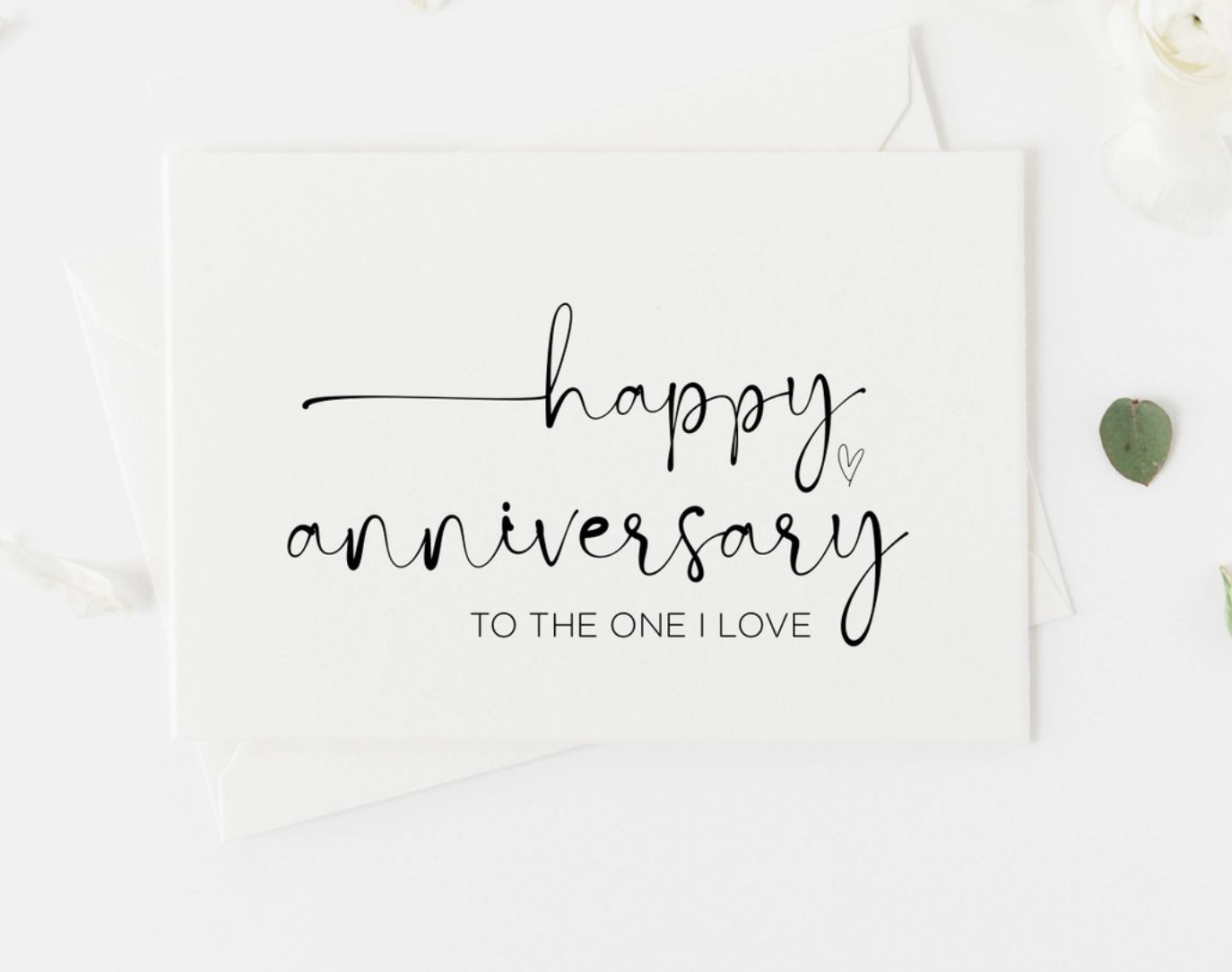 &#39;Happy Anniversary to the one I love&#39; - Card