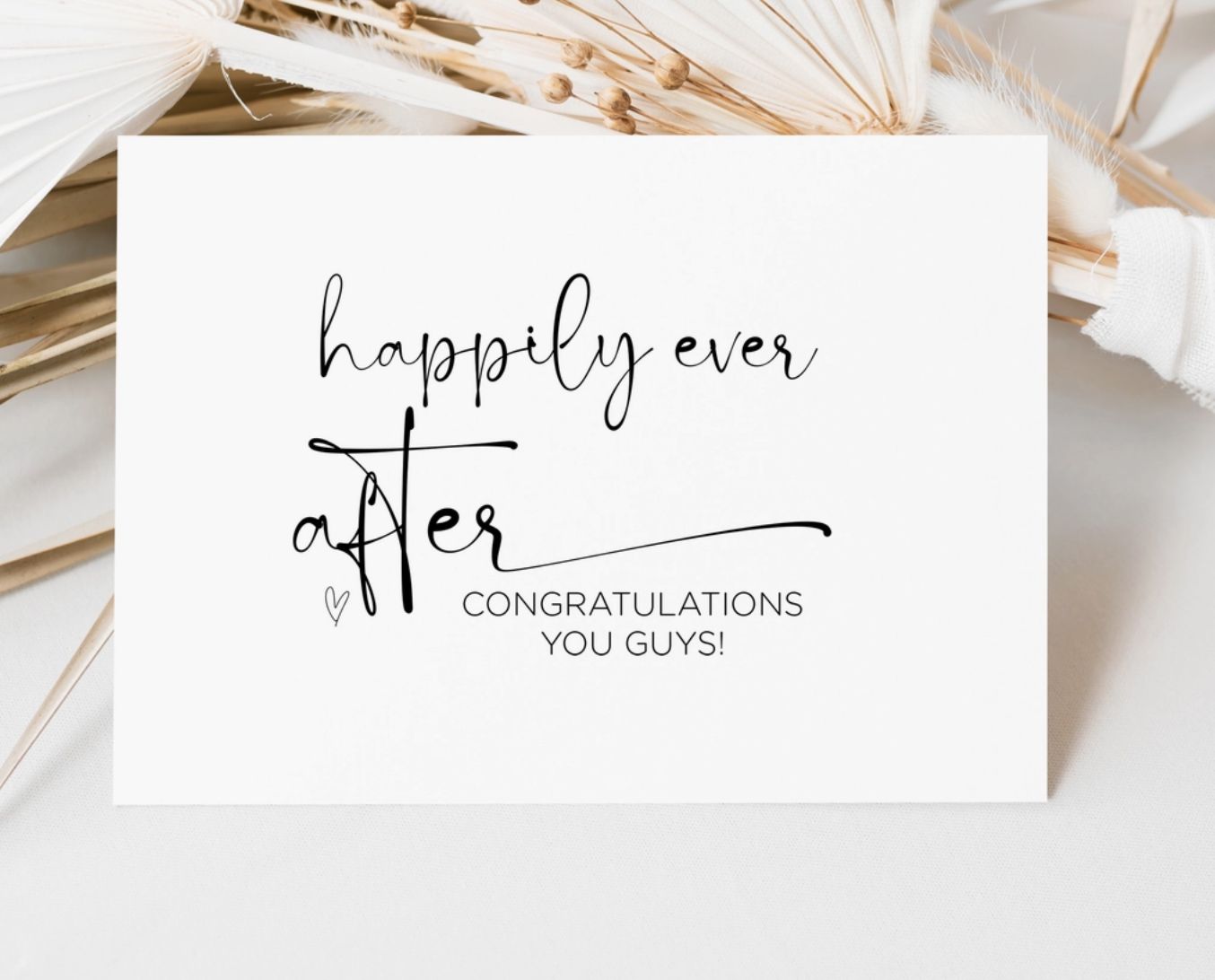 &#39;Happily Ever After&#39; Card
