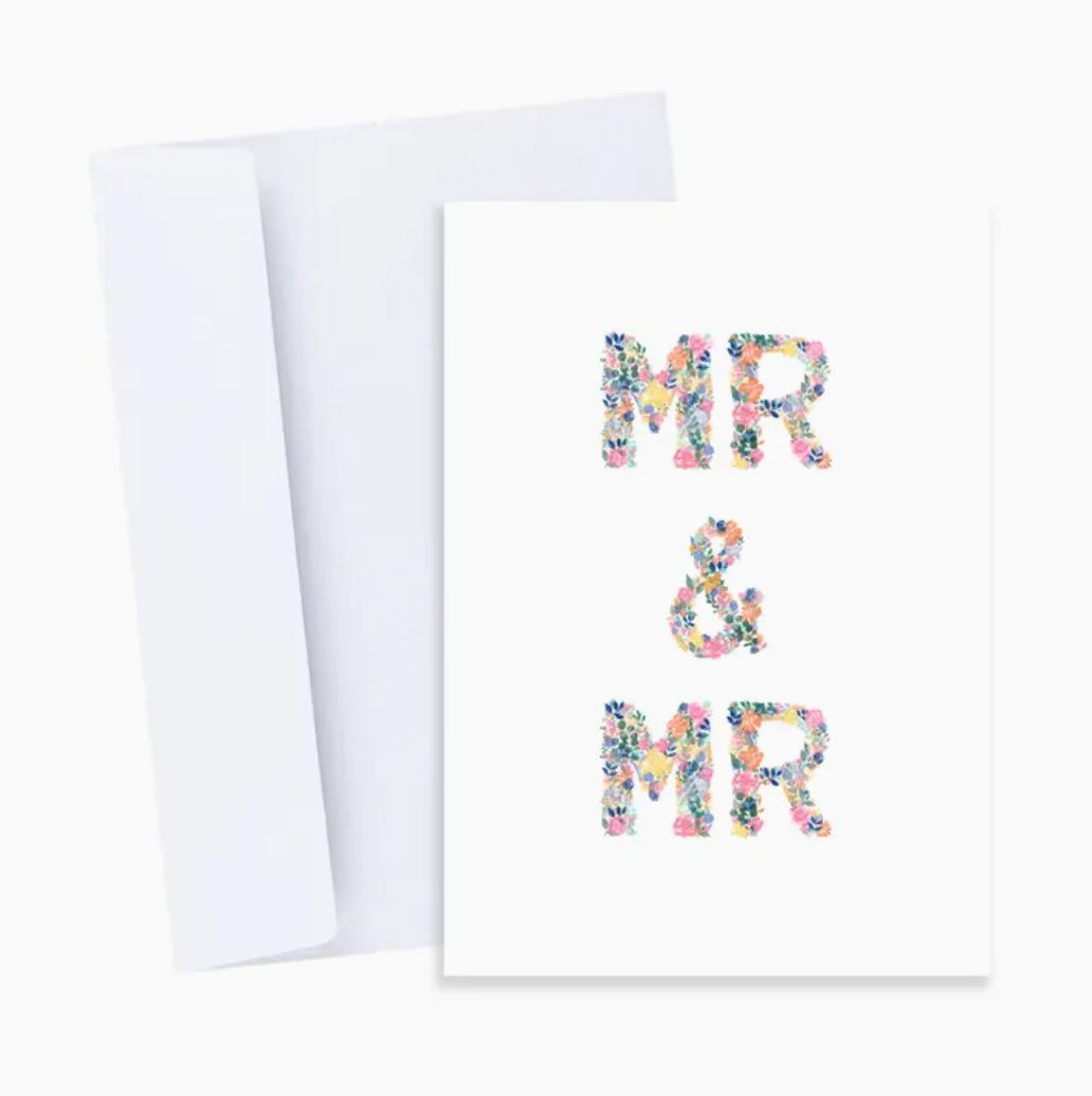 &#39;Mr &amp; Mr&#39; card