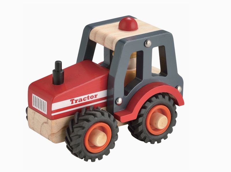 Red Tractor - Wooden Toy