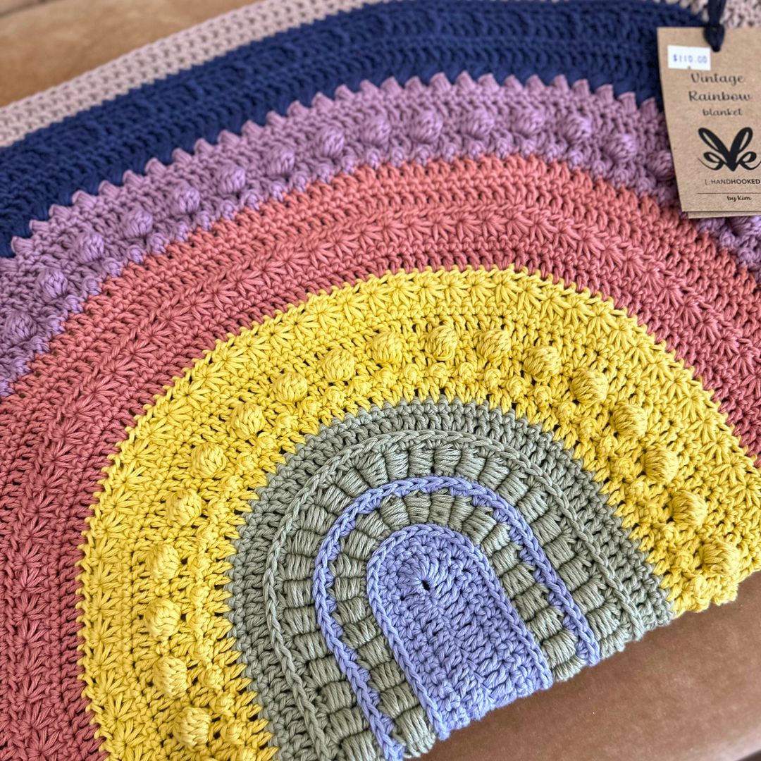 Vintage Rainbow Blanket