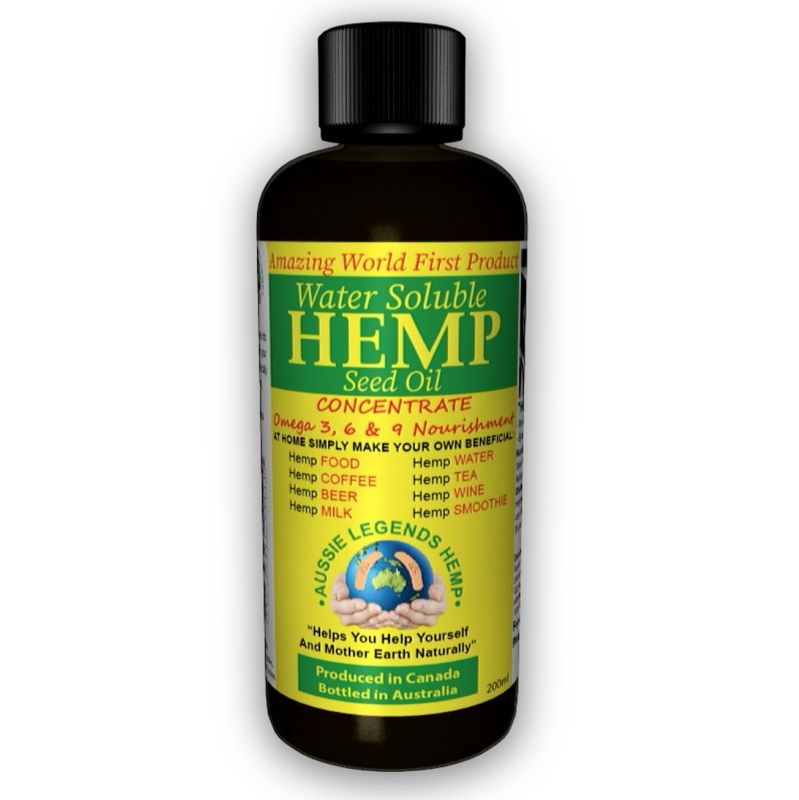 Water Soluble Hemp Seed Oil