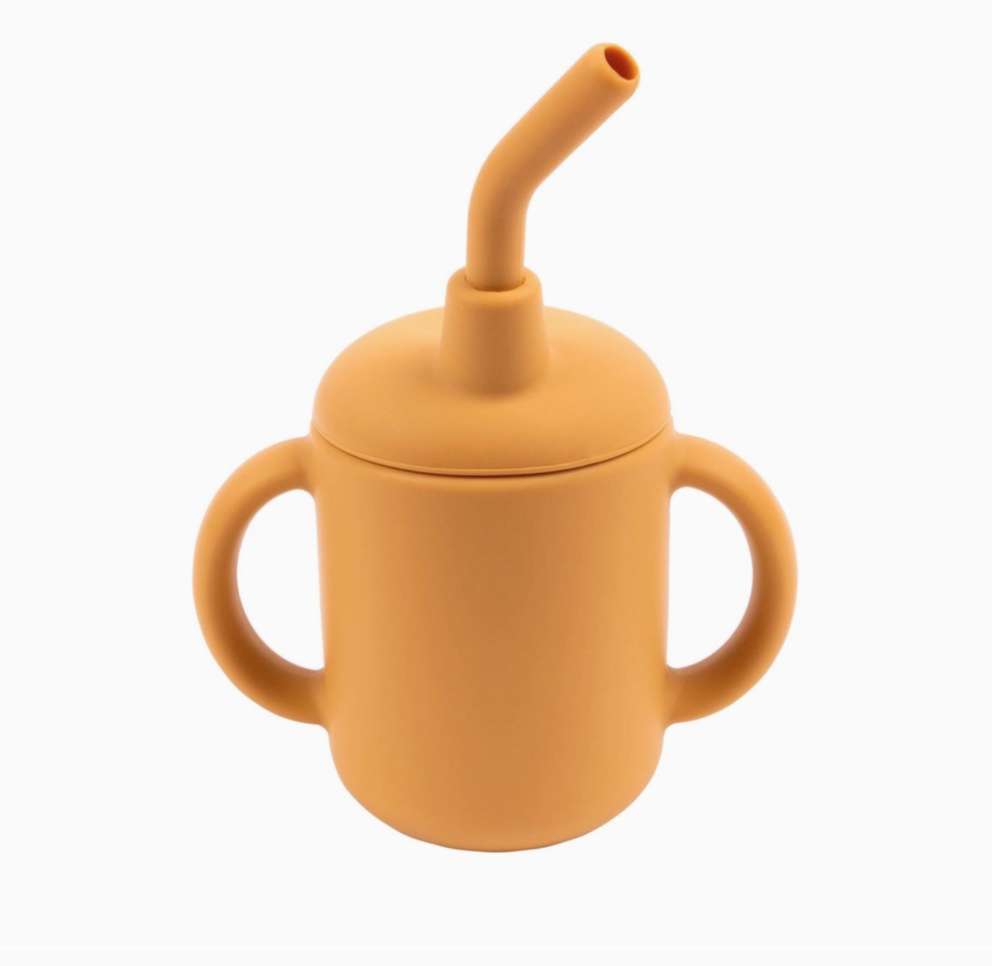 Silicone Baby Sippy Cup - Ochre