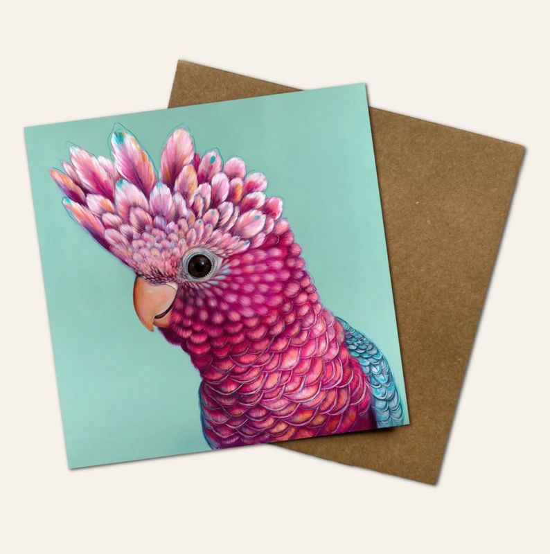 Ziggy the Galah Greeting Card
