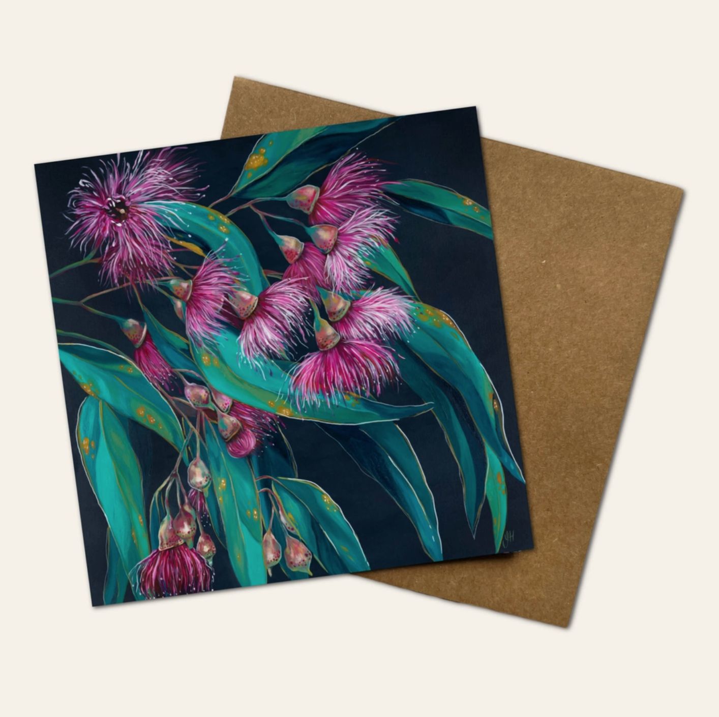 Candy Blossoms Flowering Gum Greeting Card
