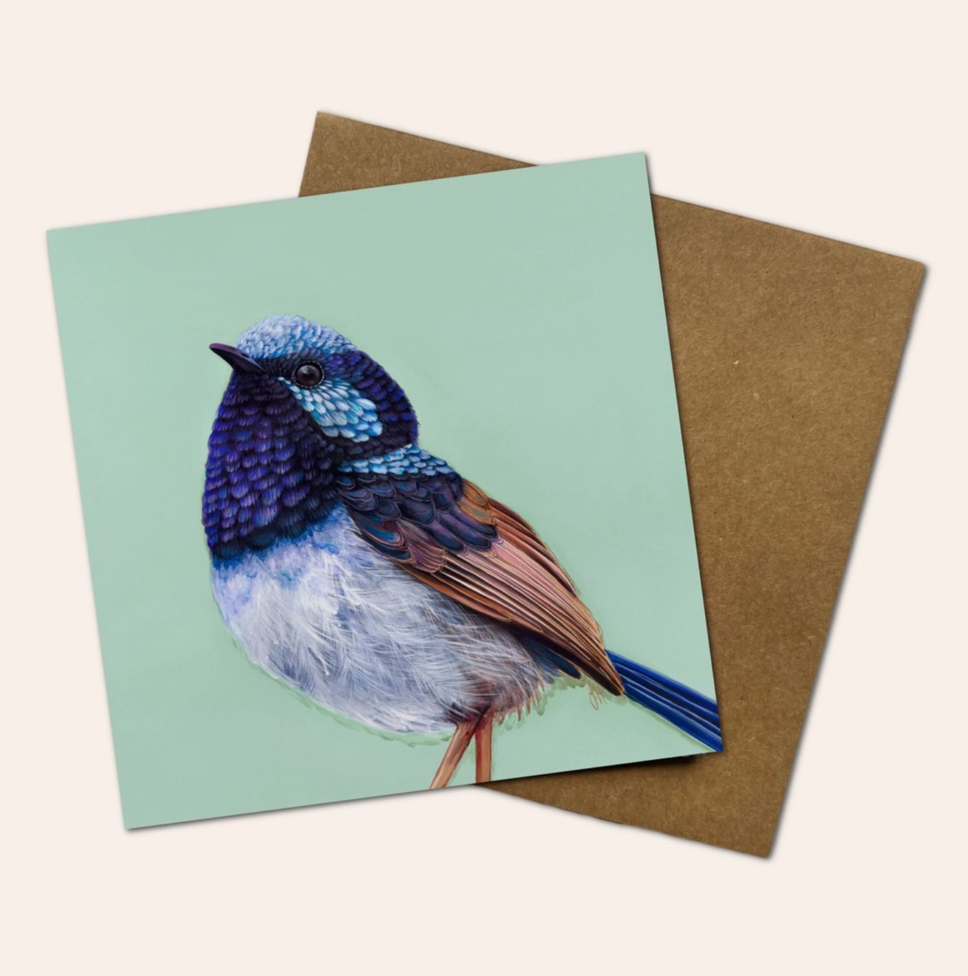 Pip the Superb Fairy Wren Greeting Card