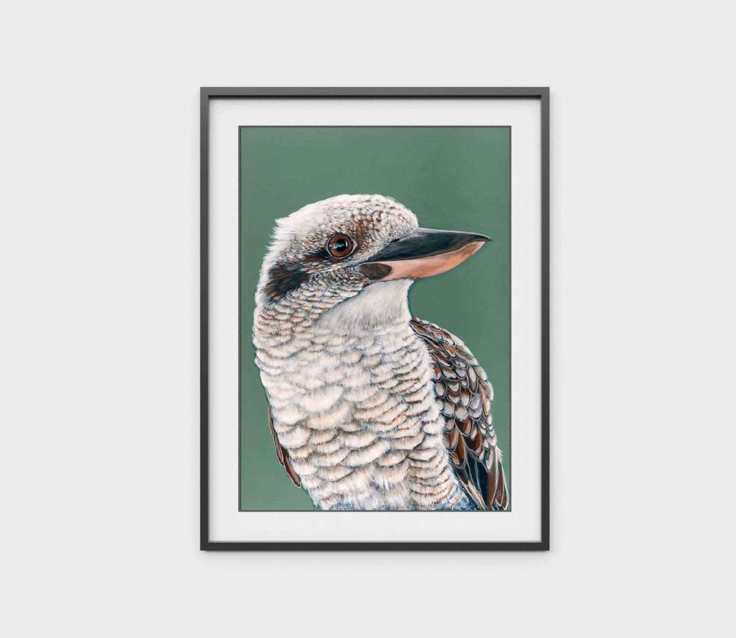 Tucker the Kookaburra A4 Art Print
