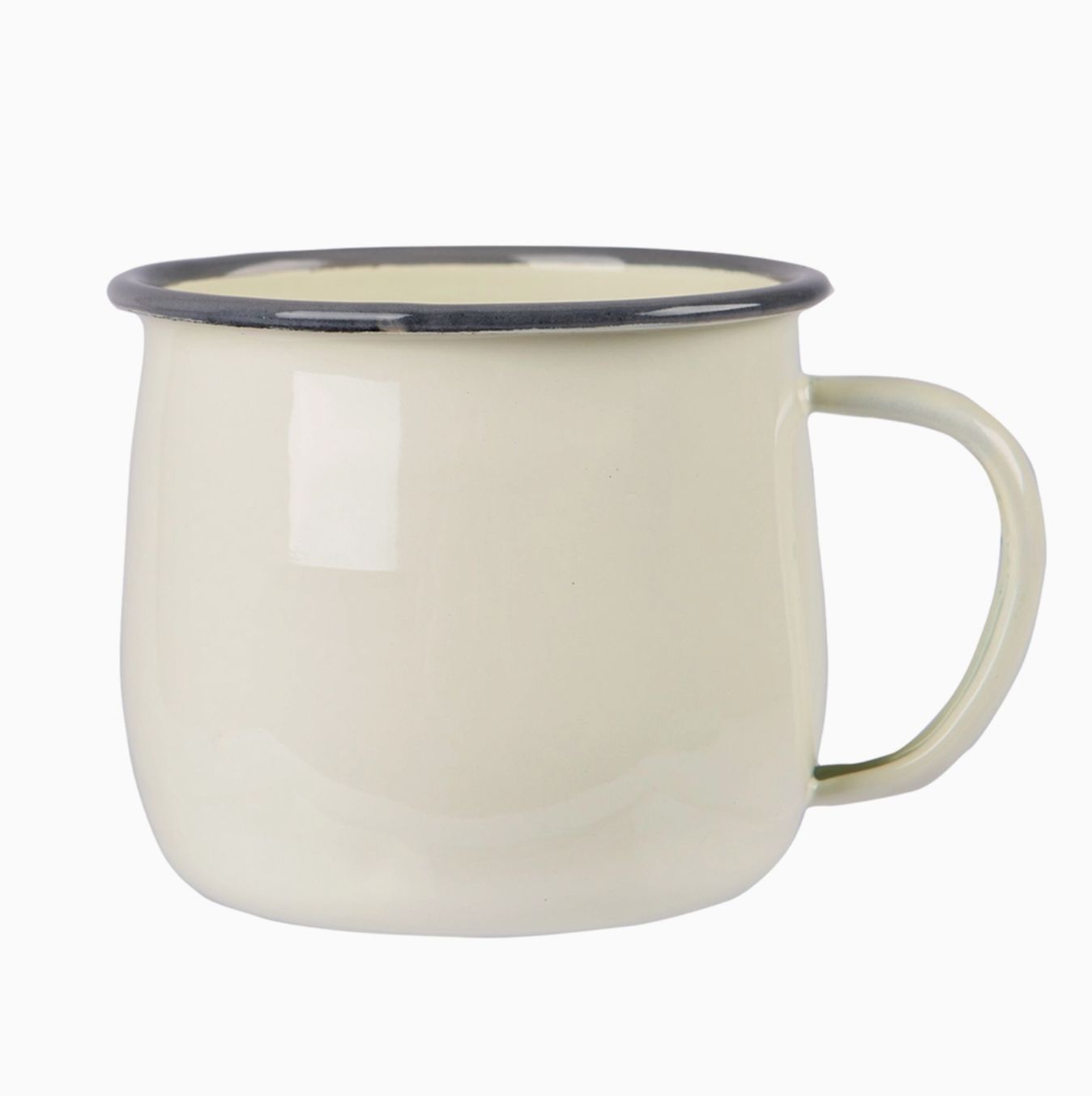 Enamel Belly Mug - CREAM