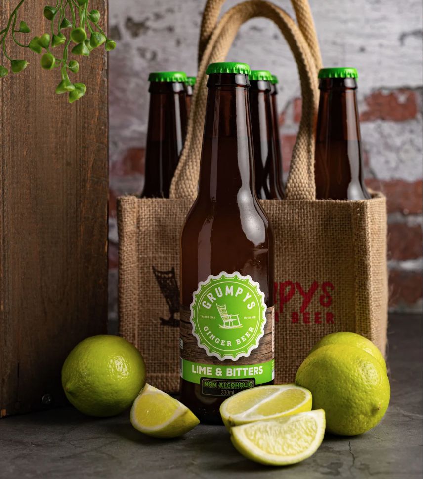 Grumpy&#39;s Ginger Beer - Lime &amp; Bitters