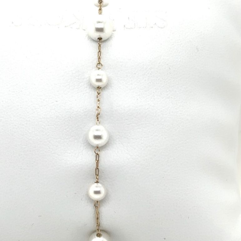 Vogue Gold &amp; Pearl Bracelet
