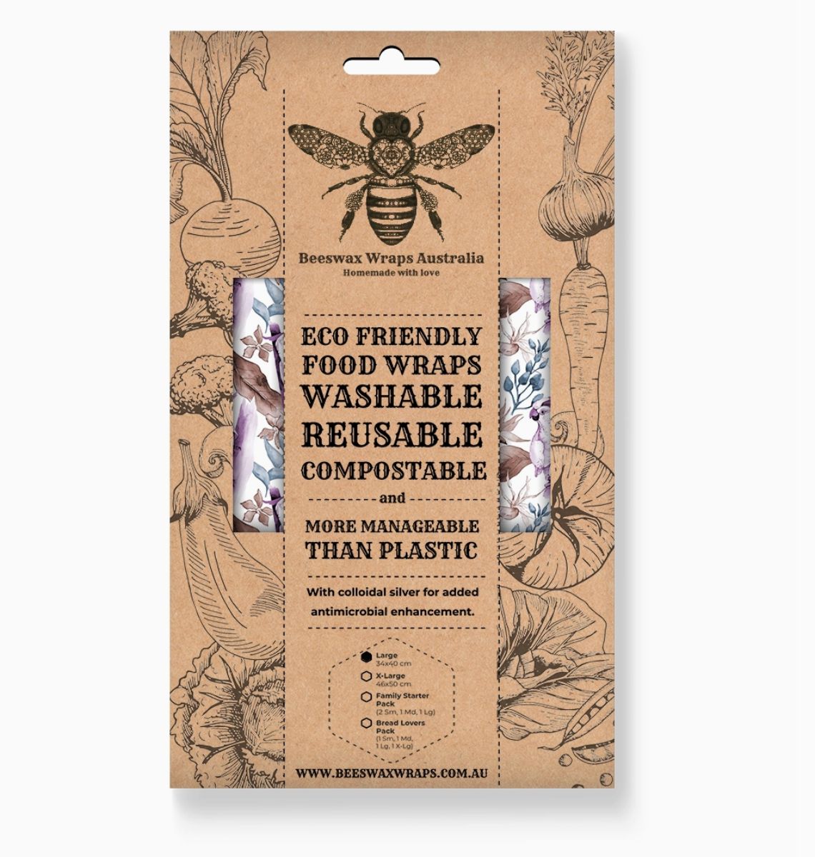 Beeswax Wrap - LARGE