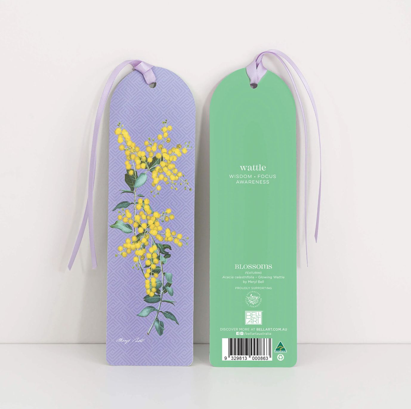 Blossoms Bookmark - Wattle