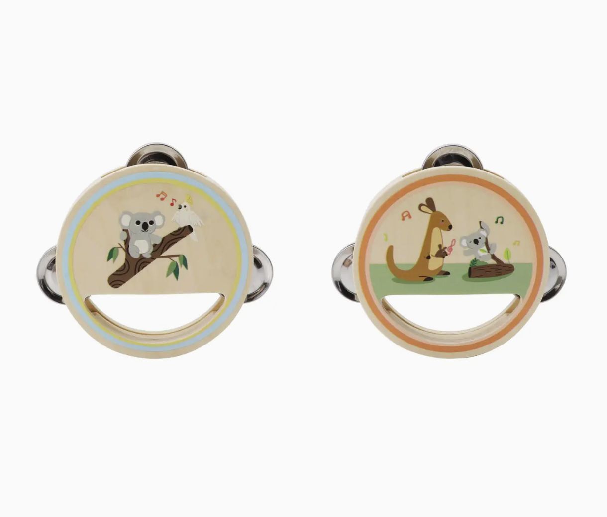 Wooden Aussie Animal Tamborine