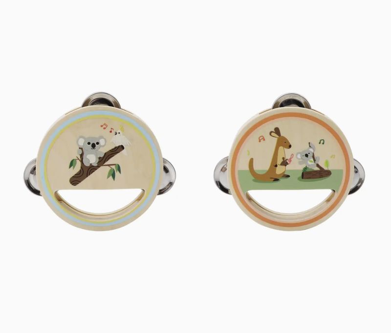 Wooden Aussie Animal Tamborine
