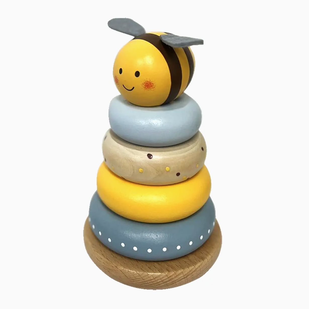 Wooden Bee Stacking Toy