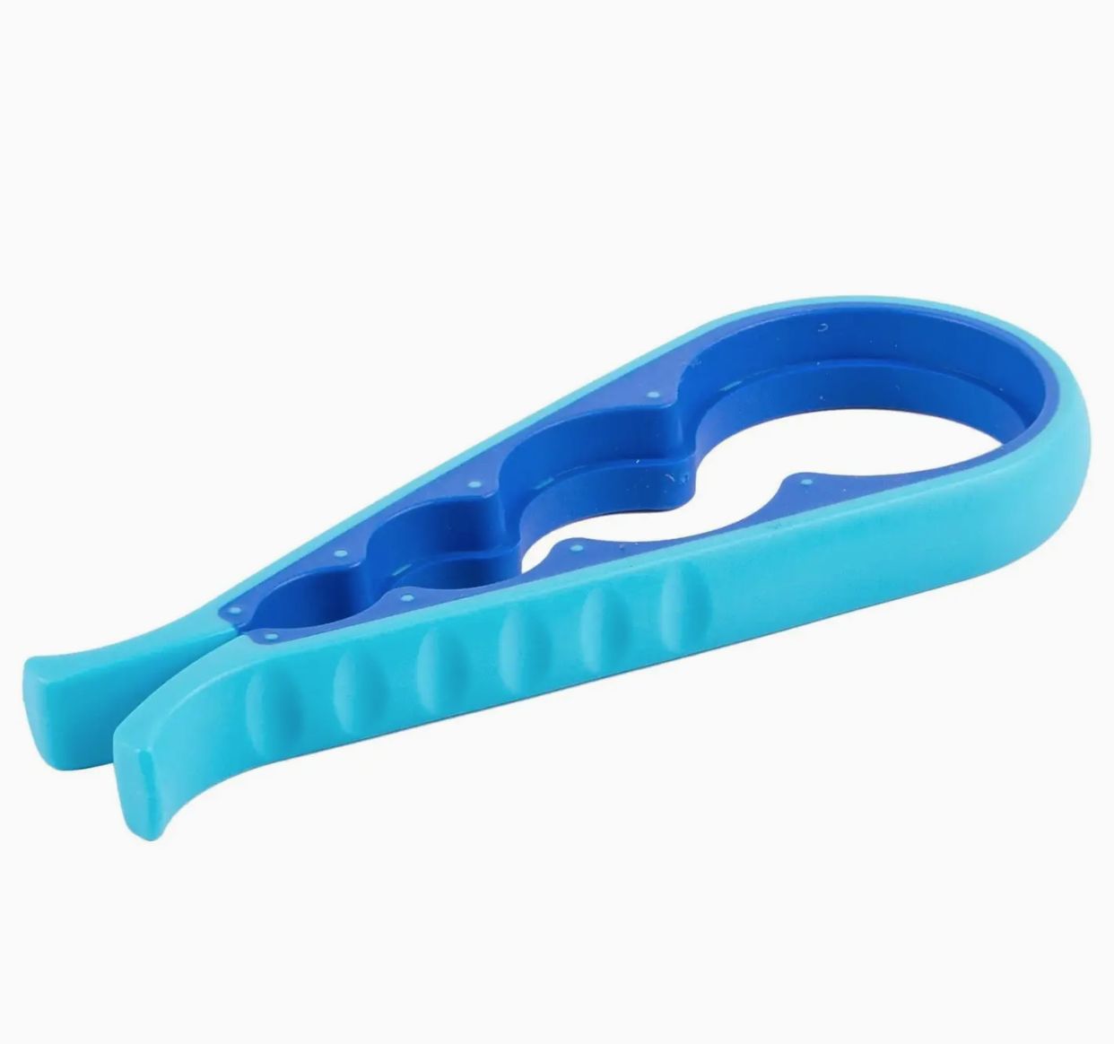 Blue 4-in-1 Plastic Multi Jar &amp; Bottle Opener