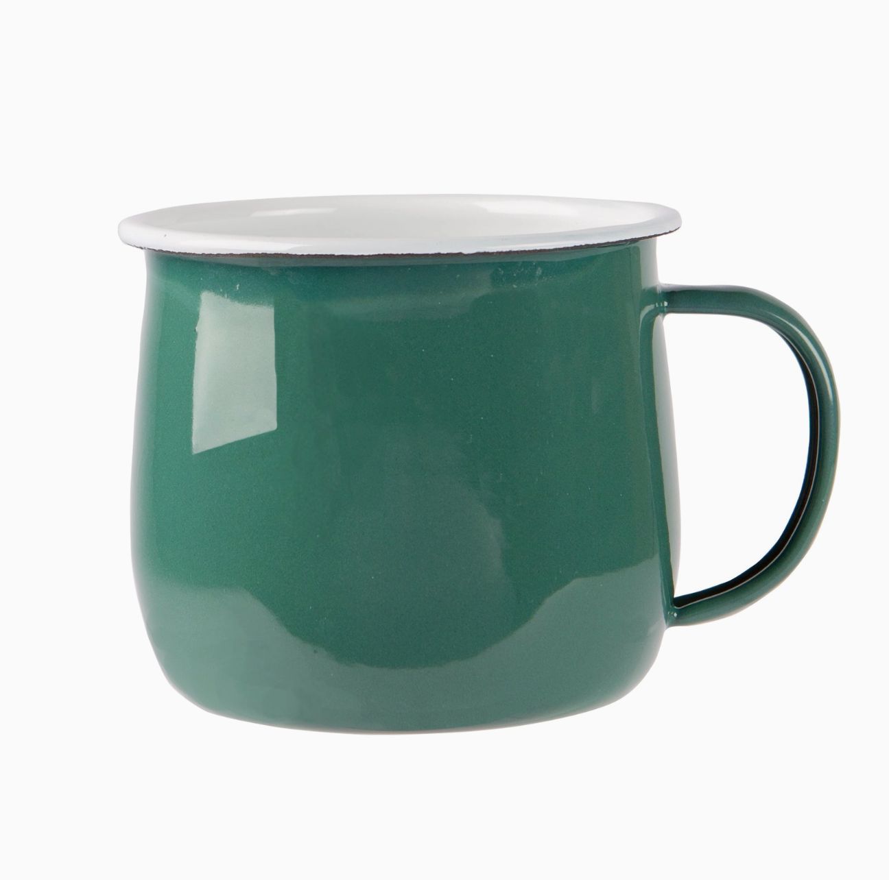 Enamel Belly Mug - Green